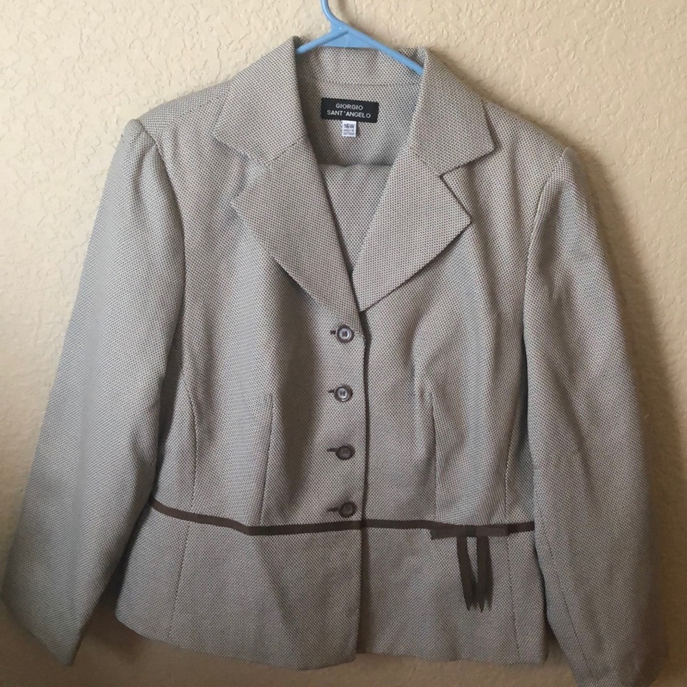 2 piece skirt and blazer (suit)